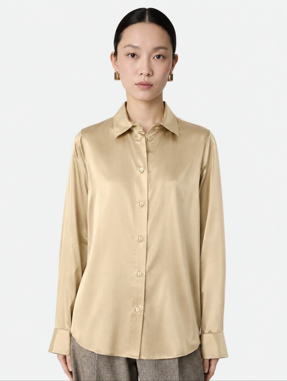 Bottega Veneta Pre Fall 2019 Silk Blouse New with Tags Size 38/4